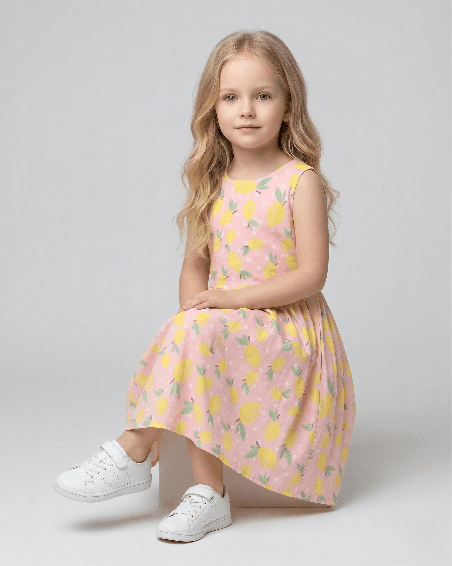 Baby Girl Floral Print A-Line Dress 