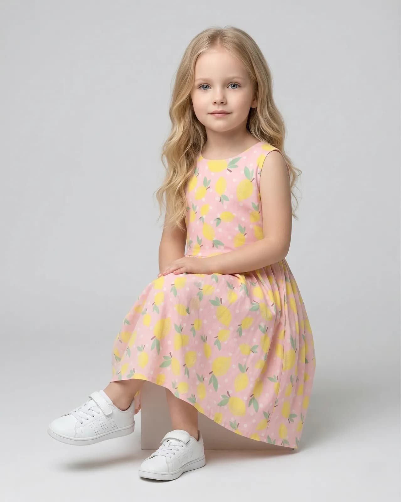 Baby Girl Floral Print A-Line Dress 